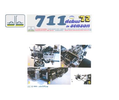 March 711 South African Grand Prix 1972 1/20 - Alfa Brasilian Model