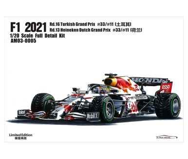 Red Bull RB16B Dutch and Turkish Grand Prix 2021 1/20 - Alpha Model - AM03-0005