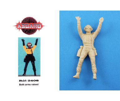 F1 Pit Crew Figure Lollipop Man "Brakes on" sign 1/20 - Asgard - 2403