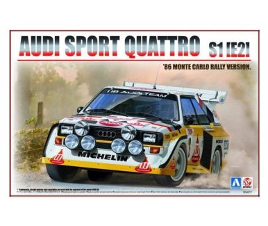 Audi Sport Quattro S1 (E2) Rallye Monte-Carlo 1986 1/24 - Aoshima/Beemax - B24017