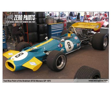 Brabham BT33 Monaco Grand Prix 1970 (Teal) Paint 60ml - Zero Paints - ZP-1213