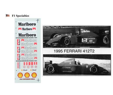 Ferrari 641 Formula 1 World Championship 1990 Sponsor Decal 1/20 - F1 Specialties - 641