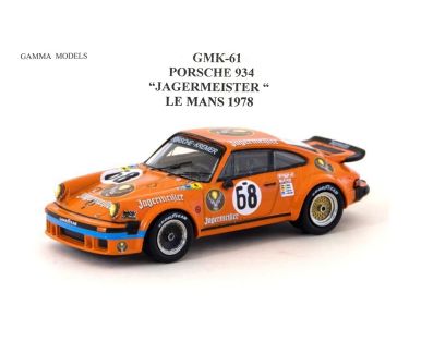 Porsche 934 "Jägermeister" Le Mans 24 Hours 1978 1/43 - Gamma Models - GMK-61