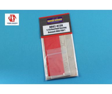 Red Bull RB6 Grade Up Parts for Tamiya 1/20 - Hobby Design - HD02-0238