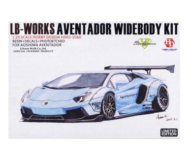 Lamborghini Aventador LP700 Widebody Kit 1/24 for Aoshima - Hobby Design - HD03-0360