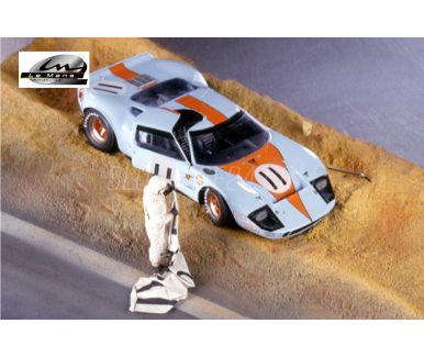 Ford GT 40 Le Mans 24 Hours 1968 1/24