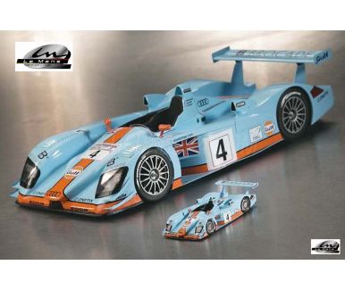 Audi R8 #4 "Team Gulf" Le Mans 24 Hours 2001 1/24 - Le Mans Miniatures - 124047