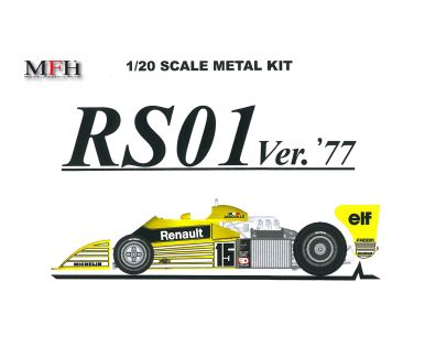 Renault RS01 Formula 1 World Championship 1977 1/20 - Model Factory Hiro - K023