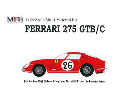 Ferrari 250 GTO Ver. A Le Mans 1963 1/24 - Model Factory Hiro - MFH-K078