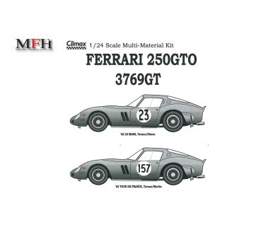 Ferrari 250 GTO Ver. A Le Mans 1963 1/24 - Model Factory Hiro - MFH-K078