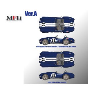 Shelby Cobra 427 Daytona 24 Hours 1966 / SCAA 1965 1/12 - Model Factory Hiro - K501