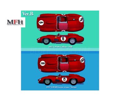 Ferrari 250 GTO Ver. A Le Mans 1963 1/24 - Model Factory Hiro - MFH-K078