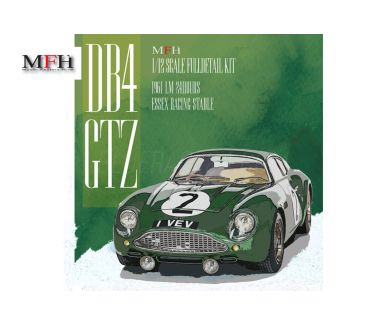 Aston Martin DB4 GTZ Le Mans 24 Hours 1961 1/12 Kit - Model Factory Hiro - K854
