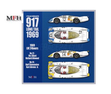 Porsche 917 Long Tail Le Mans 24 Hours 1969 1/12