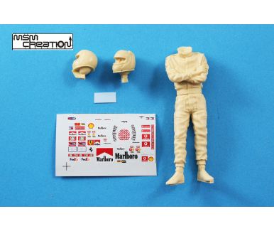 Driver Figure Michael Schumacher 2000-2002 with Decals 1/20 - MSM Creation - MSMD004