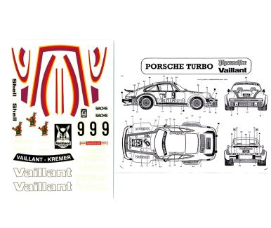 BMW 3.2 CSL Turbo "Works" 1976 1/24 Decal - Ortmann
