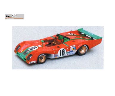 Ferrari 312 PB Le Mans 24 Hours 1973 1/24 - Profil24 - P24031
