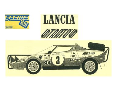 Lancia Stratos HF Rallye Montecarlo / Swedish / Safari / Sanremo1975 1/24 - Racing43 BIG Model - K.11