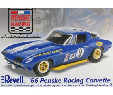 Chevrolet Corvette "Penske Racing" Daytona 24 Hours / Sebring 12 Hours 1966 1/24 - Revell - 2863