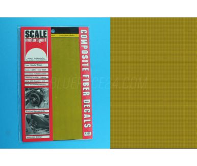 Carbon Fiber Twill Weave Black on Bronze 1/20