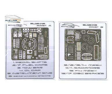 Porsche Carrera RSR Turbo 1974 Photo-etched Set for Fujimi 1/24 - ScaleLab_24 - SL02-016
