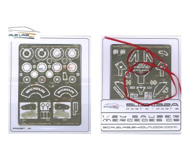 Sauber-Mercedes C9 Photo-etched Set for Tamiya 1/24 - ScaleLab_24 - SL02-032B