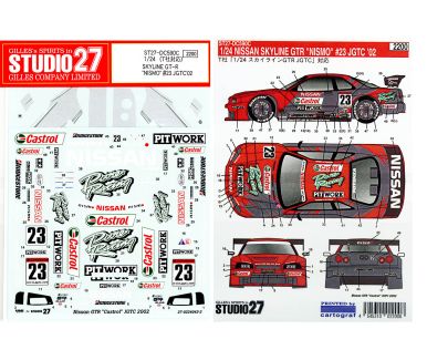 Nissan Skyline GT-R (Z34) "NISMO" #23 JGTC 2002 1/24 - Tamiya - DC590