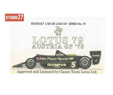 Lotus 79 Canada Grand Prix 1978 1/20 - Studio27 - DC2019