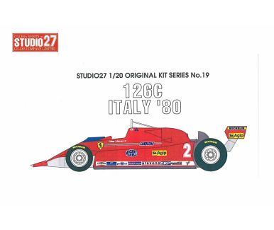 Ferrari 126C - Italy GP 1980 1/20 - Studio 27 - ST27-FK2019