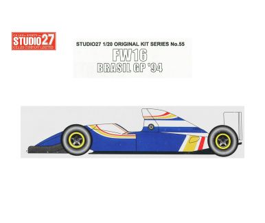 Williams FW16 Brazilian Grand Prix 1994 1/20 - Studio27 - ST27-FK2055