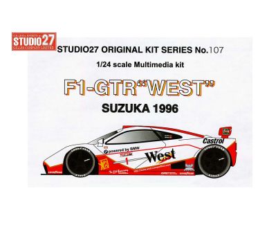 McLaren F1 GTR "West" Suzuka 1000 km BPR 1996 1/24