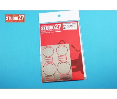 Group C-Car Tyre Template E Michelin 1/24 - Studio27 - FP24222