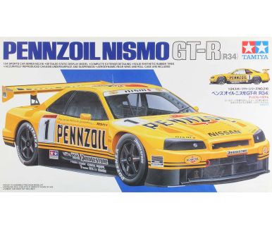 Nissan Skyline GT-R (R34) NISMO Pennzoil 1999 1/24 - Tamiya - TAM-24216