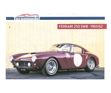 Ferrari 250 GT SWB Le Mans 24 Hours / Tourist Trophy / Tour de France 1961/1962 1/24 - Tecnomodel - TK-2401A