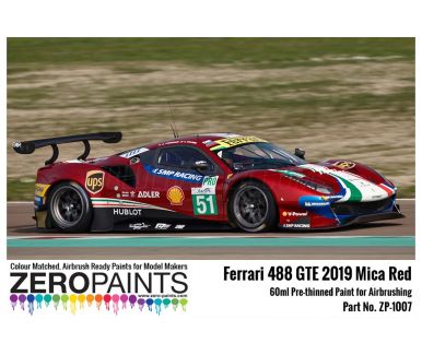 Ferrari 488 GTE 2019 Mica Red Paint 60ml - Zero Paints - ZP-1007_14