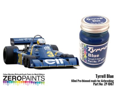 Tyrrell Blue Paint 60ml - Zero Paints - ZP-1067