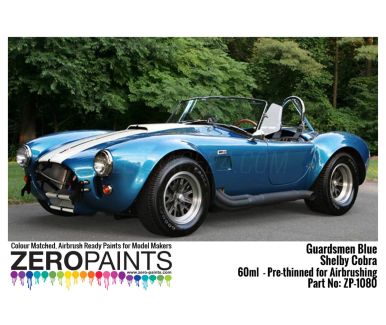 Shelby Cobra Guardsman Blue Paint 60ml ZP-1080 Airbrush Paint - Zero Paints - ZP1080