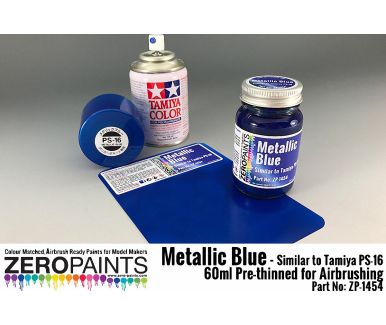 Metallic Blue Paint (Similar to Tamiya PS-16) 60ml - Zero Paints - ZP-1454