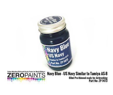 Navy Blue (US Navy) Similar to Tamiya AS-8 Paint 60ml - Zero Paints - ZP-1473