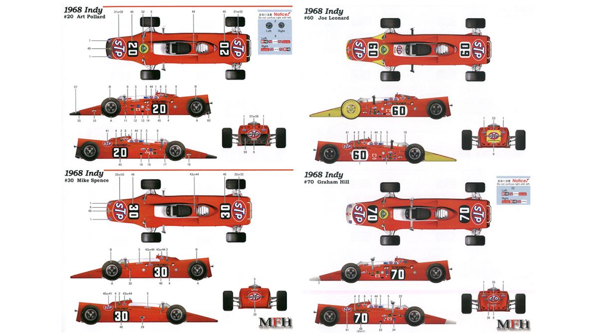 スパーク ロータス 56 テストカー インディアナポリス 1968 1⁄43