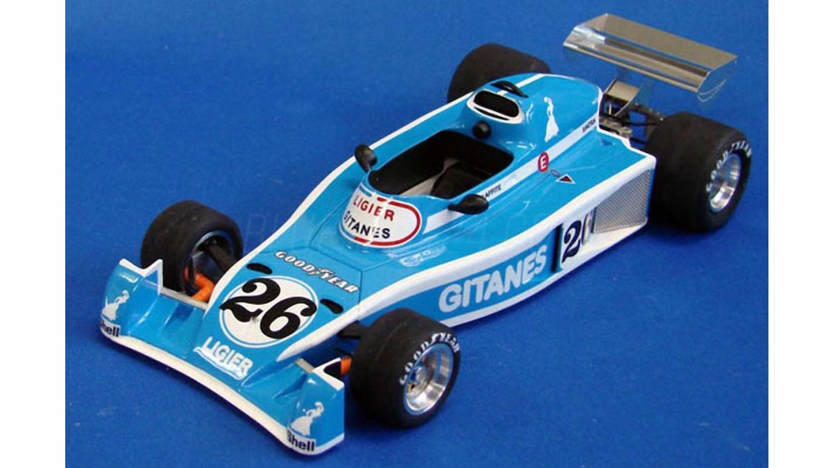 Ligier Gitanes Matra JS 5 new and unused 1976 Jacques Laffite sticker 