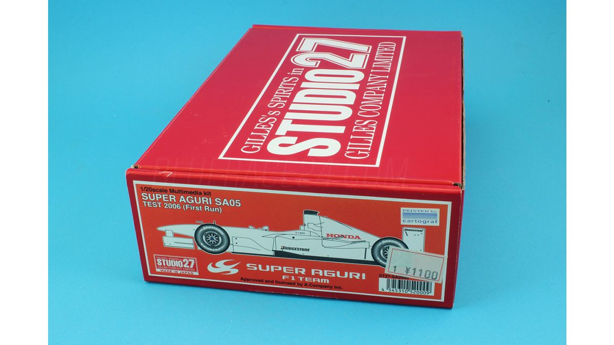 スタジオ27 1/20 スーパーアグリ SA05 FIRST TEST 佐藤琢磨 F1：佐藤