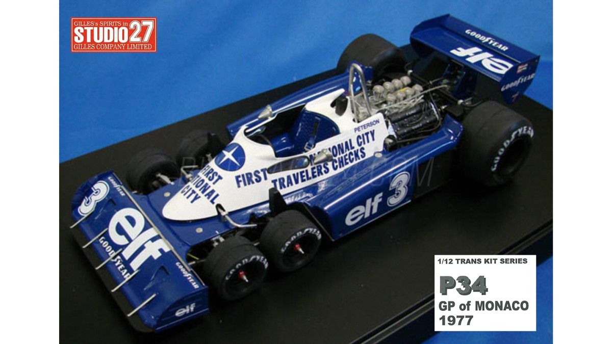 Tyrrell P34 Monaco Grand Prix 1977 1/12