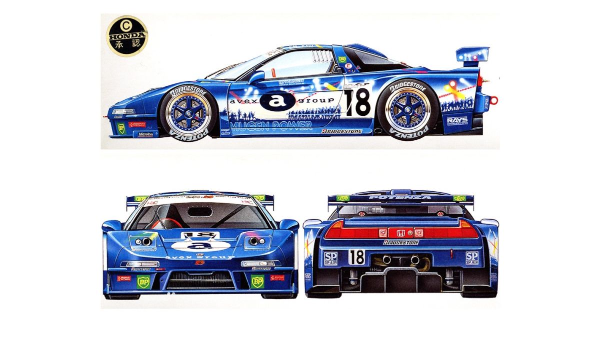 タミヤ TA03R avex DOME MUGEN NSX トヨタGT-ONE タミヤ TA03R avex