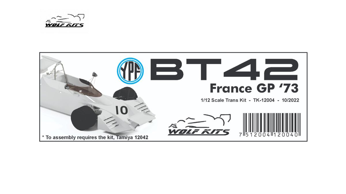 Brabham BT42 France Grand Prix 1973 1/12