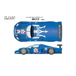 マセラティ MC12 FIA GT Imola 2004 スロットカー イクソ 1/43 マセラティ MC12 2004 FIA GT イモラ 3位 #34 J