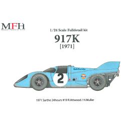 PORSCHE 917 1000 km Monza 1971 RODRIGUEZ/OLIVER Karte/card 10x15 cm