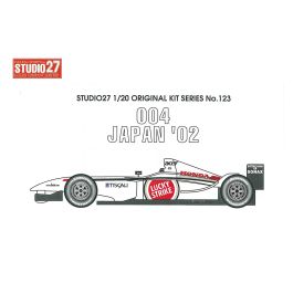 ファッションなデザイン Honda BAR 004 1/20 2002 GP Japan フォーミュラ