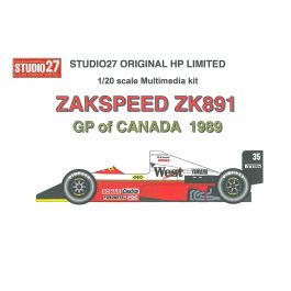 Zakspeed ZK891 GP of Canada 1989 1/20