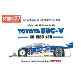 Toyota 89C-V Le Mans 1989 #36 Minolta1/24